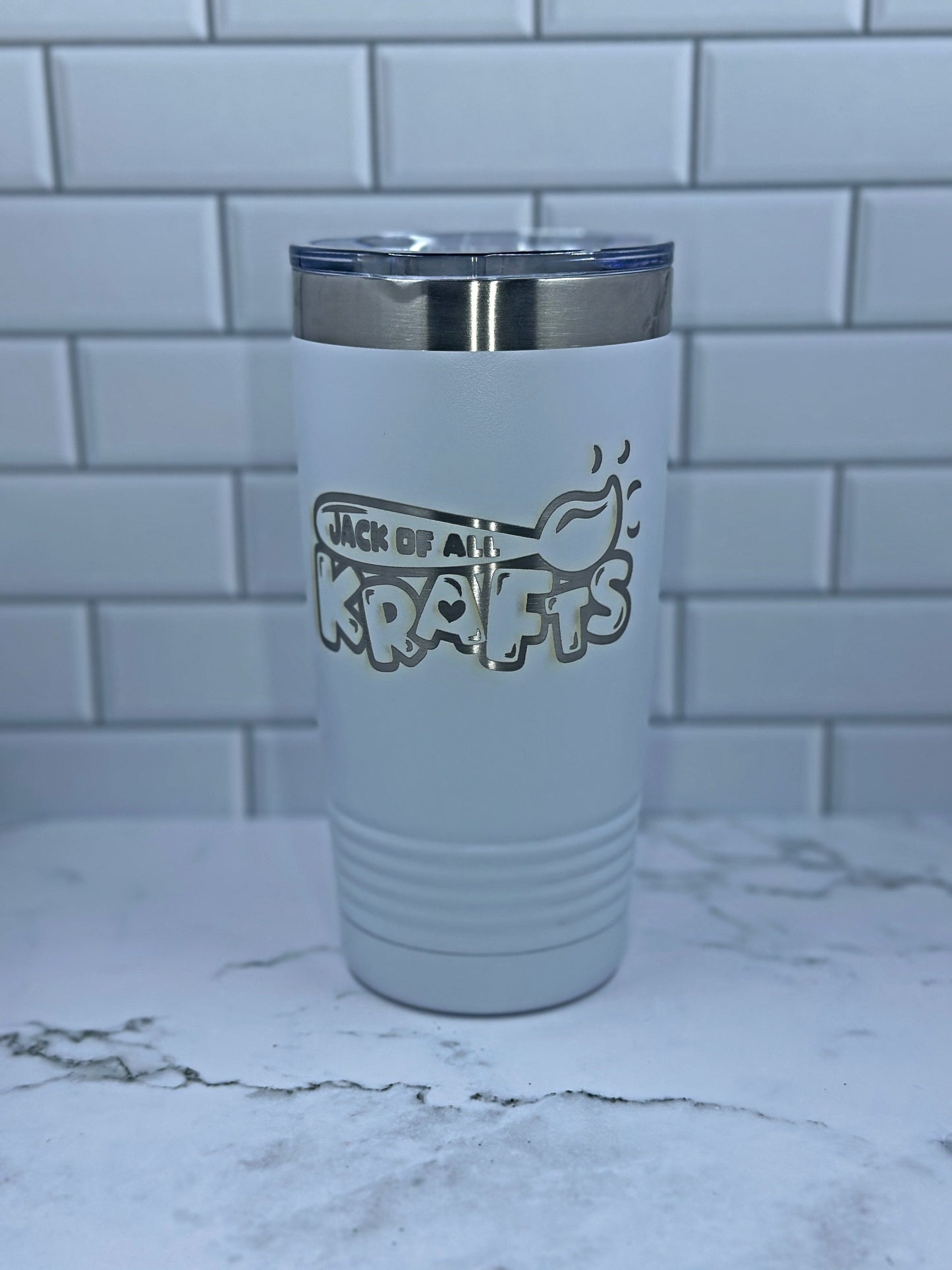 Jack of All Krafts Engraved Tumbler